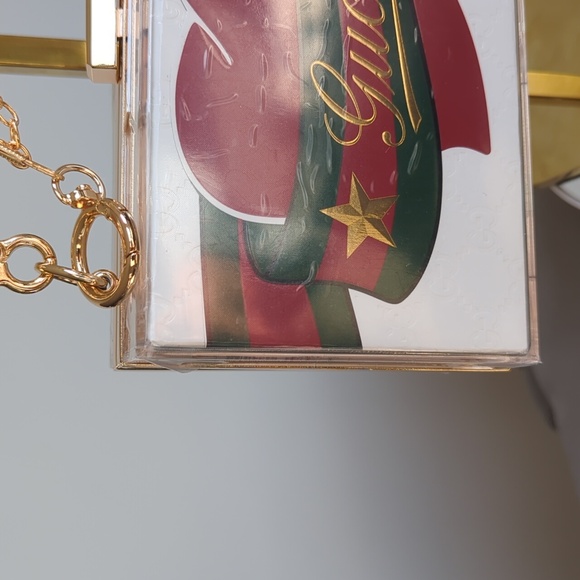 Gucci Paper Shopping Bag Upcycled Novelty Box Clutch Bag - Picture 4 of 7